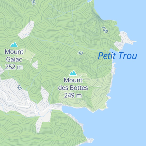 Map of Mount des Bottes
