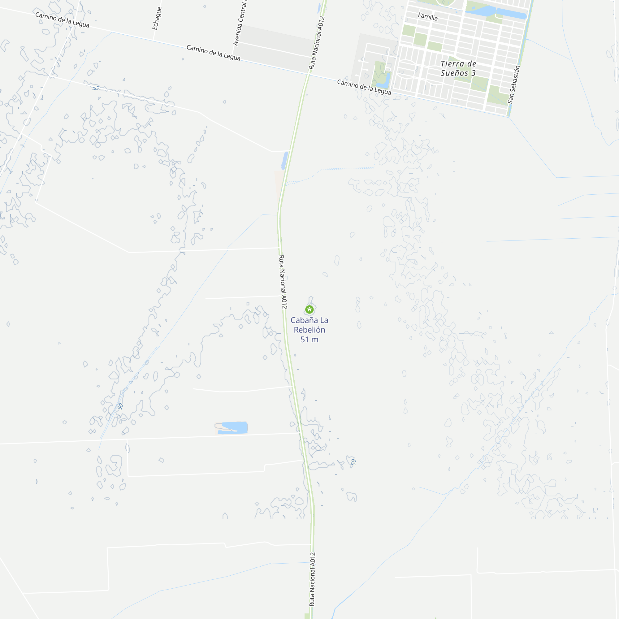 Cabaña La Rebelión map