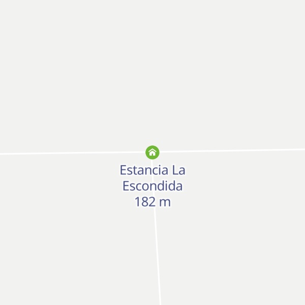 Map of Estancia La Escondida