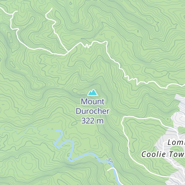 Map of Mount Durocher
