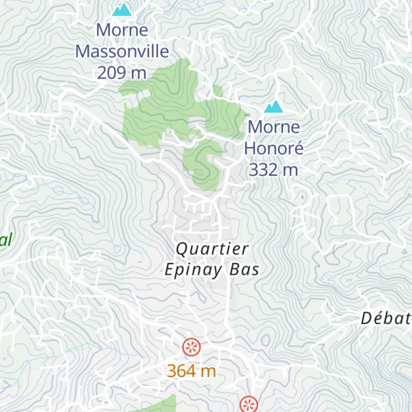 Map of Morne Désir