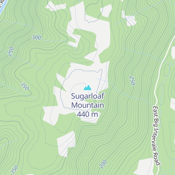 Map of Sugarloaf Mountain