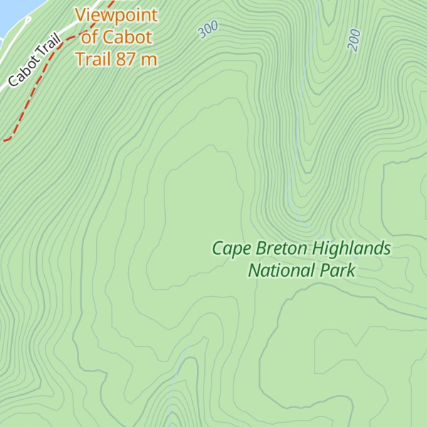 Map of Jerome Mountain