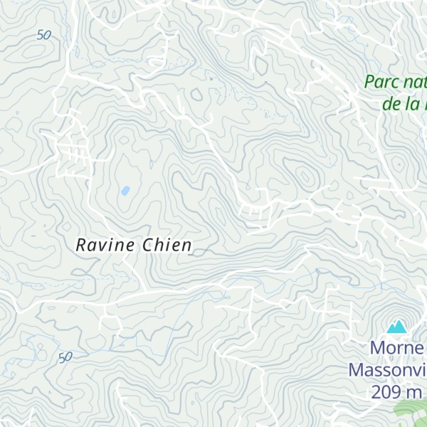 Map of Morne des Mangues