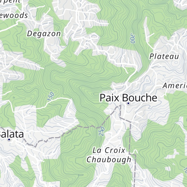 Map of Mount Chaubourg