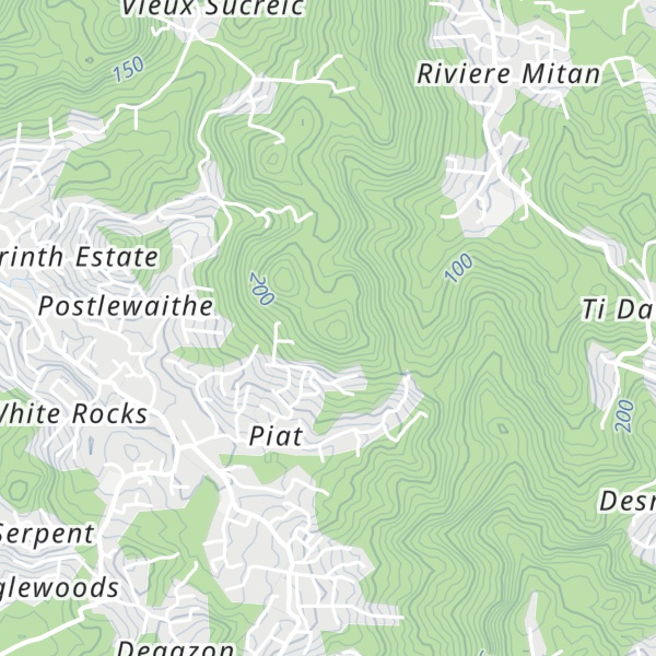 Map of Mount Jambé