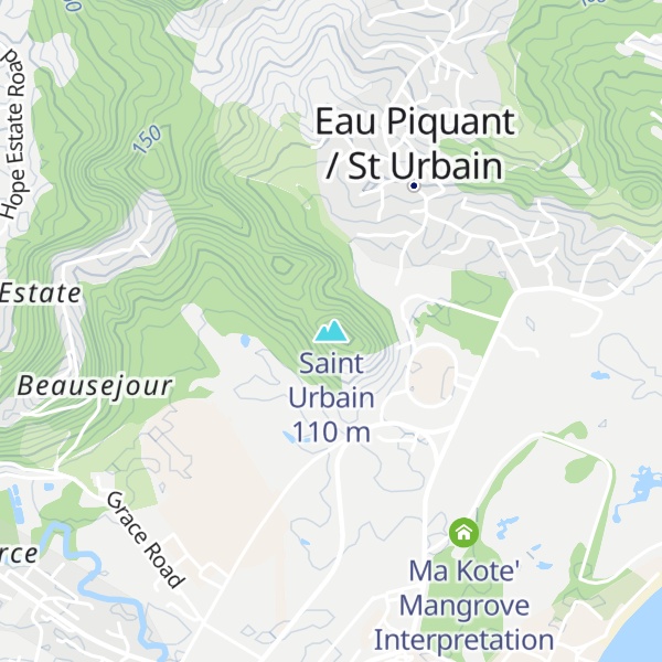 Map of Saint Urbain
