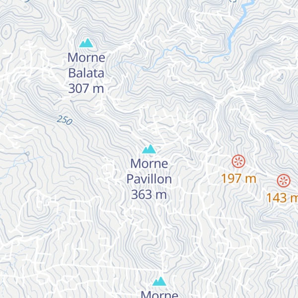 Map of Morne Pavillon