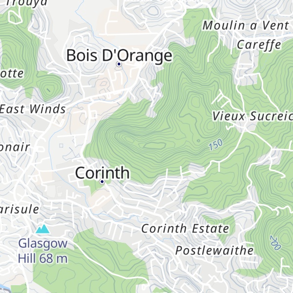 Map of Mount Grenier