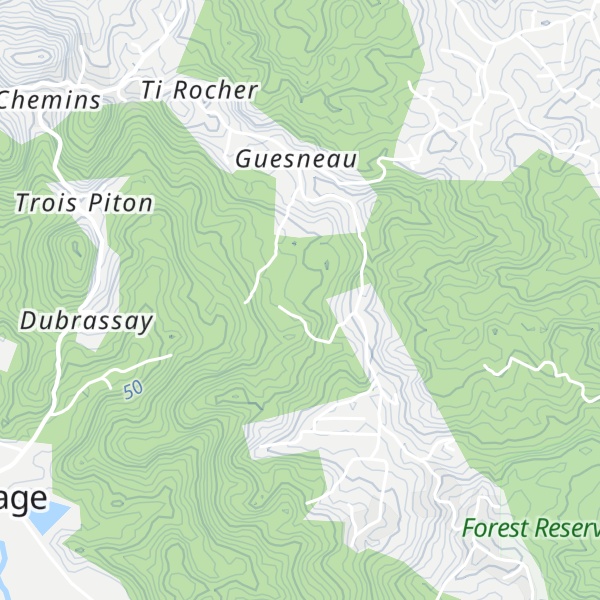 Map of Haut Morne