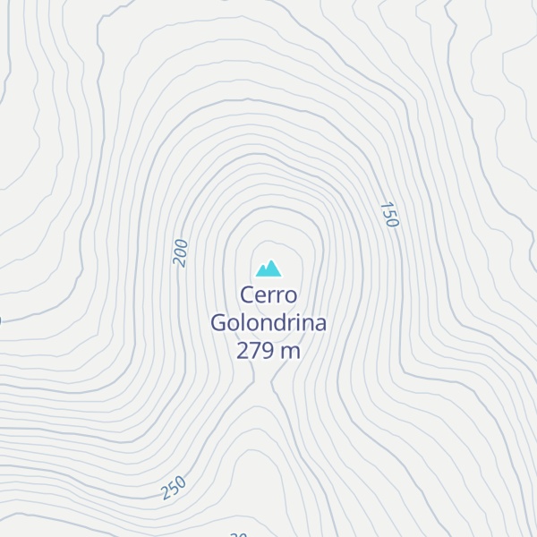Map of Cerro Golondrina