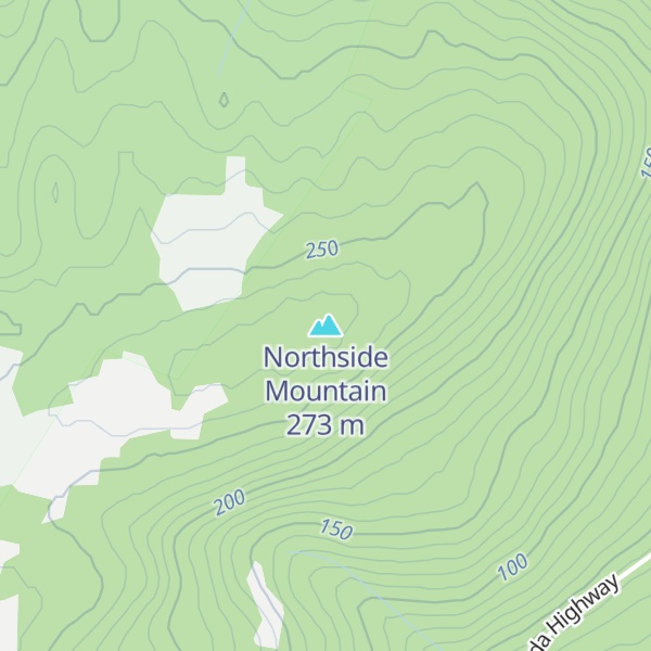 Map of Northside Mountain
