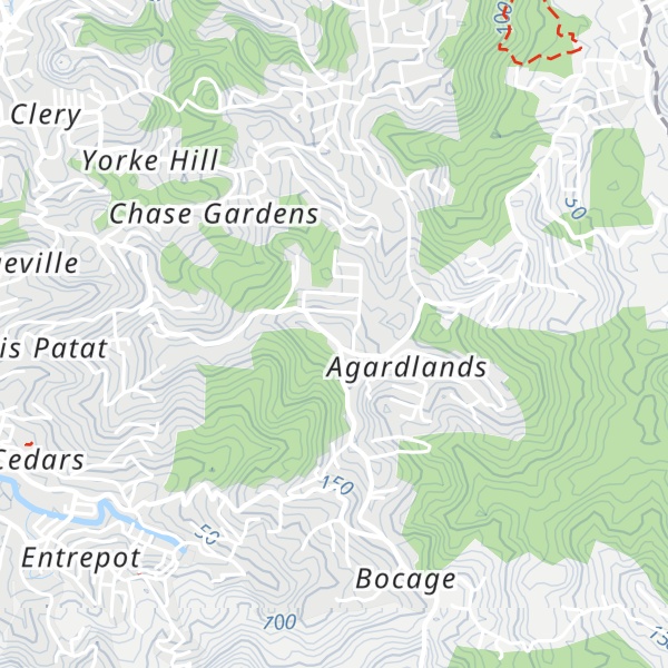 Map of Mount Doudon