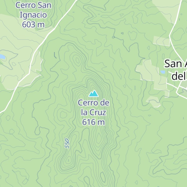 Map of Cerro de la Cruz