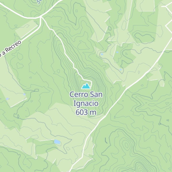 Map of Cerro San Ignacio