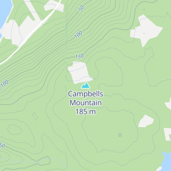 Map of Campbells Mountain