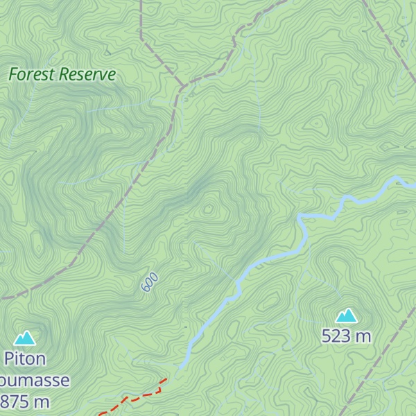 Map of Mount Cochon