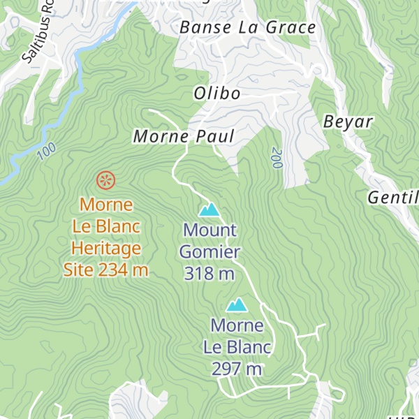Map of Mount Gomier