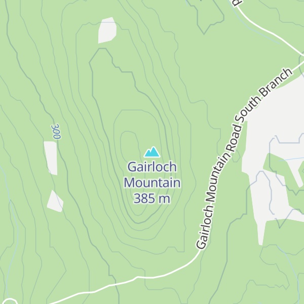 Map of Gairloch Mountain