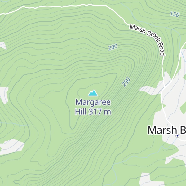 Map of Margaree Hill