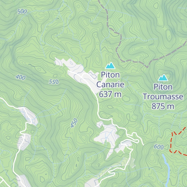 Map of Mount Casteau