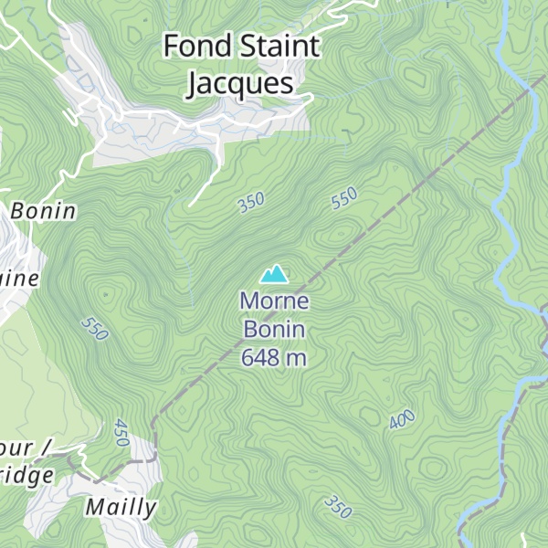 Map of Morne Bonin