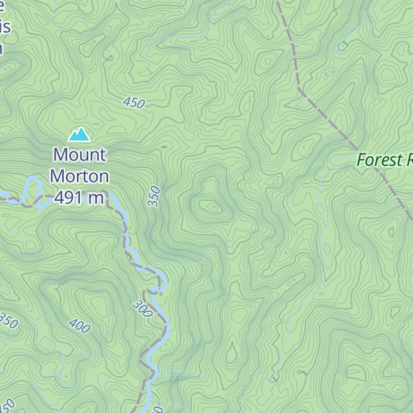 Map of Mount Houlemon