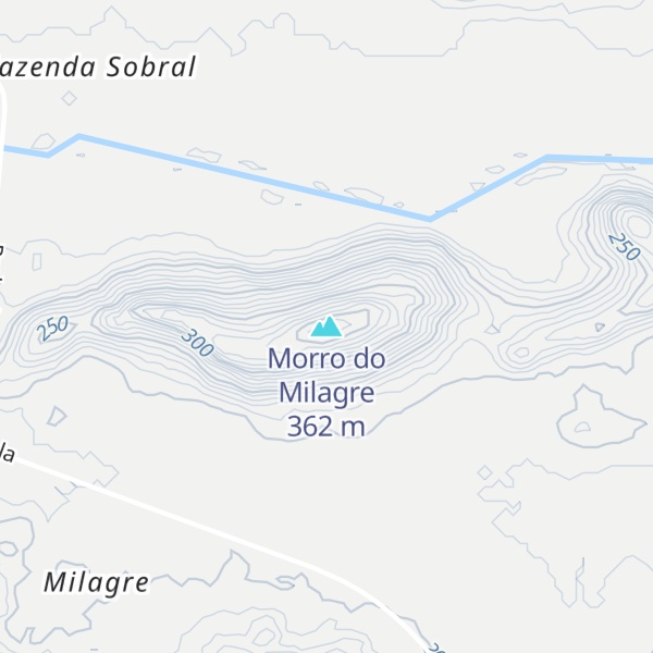 Map of Morro do Milagre