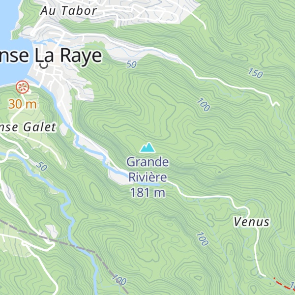 Map of Grande Rivière
