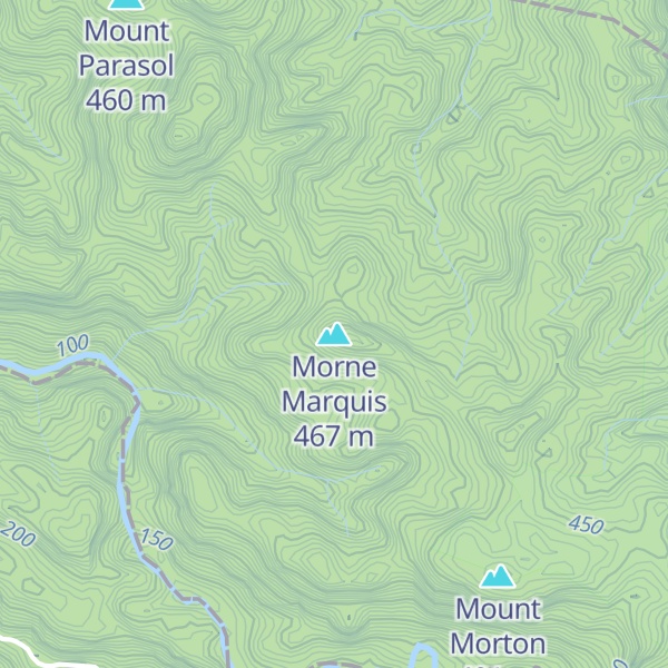 Map of Morne Marquis