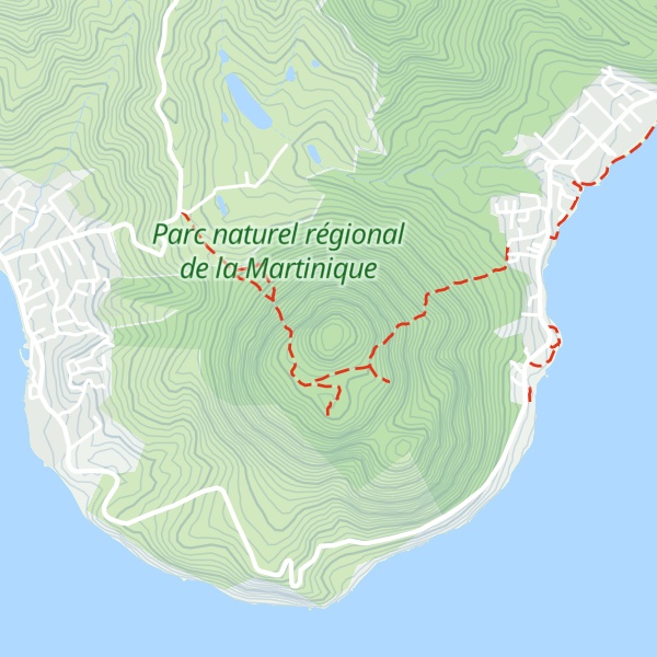 Map of Morne Larcher