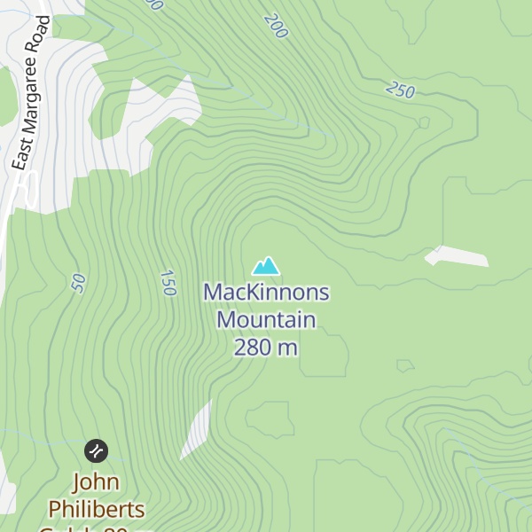 Map of MacKinnons Mountain