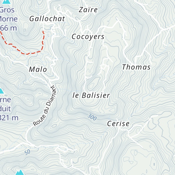 Map of Morne Bigot