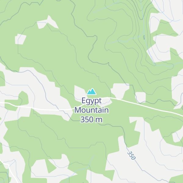 Map of Egypt Mountain