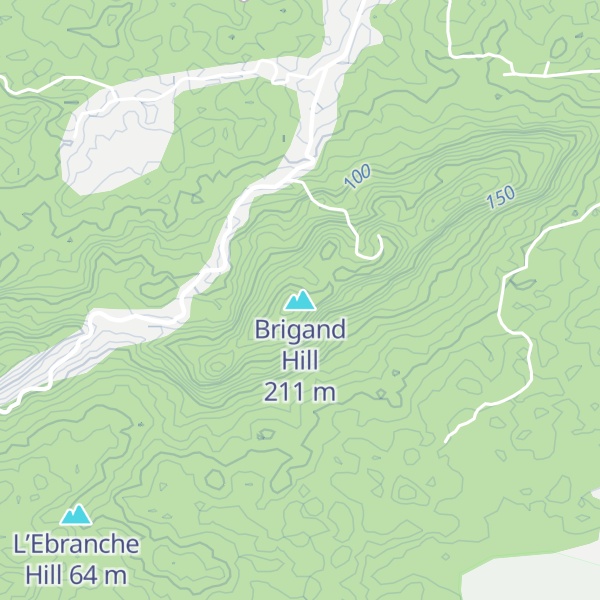 Map of Brigand Hill