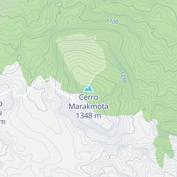 Map of Cerro Marakmotá