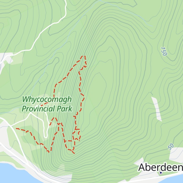 Map of Salt Mountain