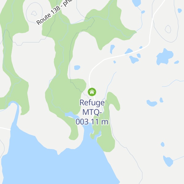 Map of Refuge MTQ-003