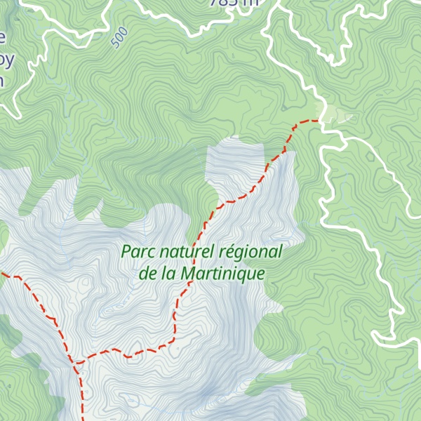 Map of Piton Boucher