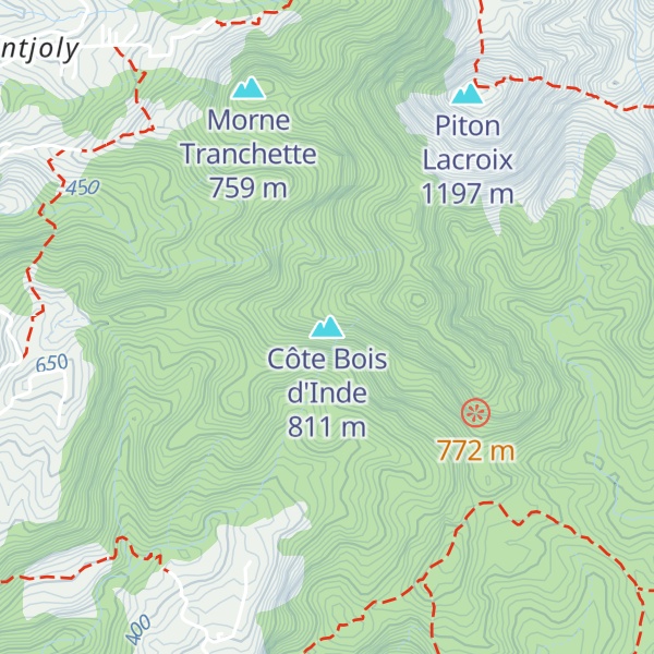 Map of Côte Bois d'Inde