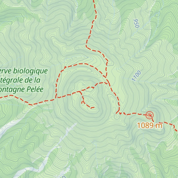 Map of Cône de 1902