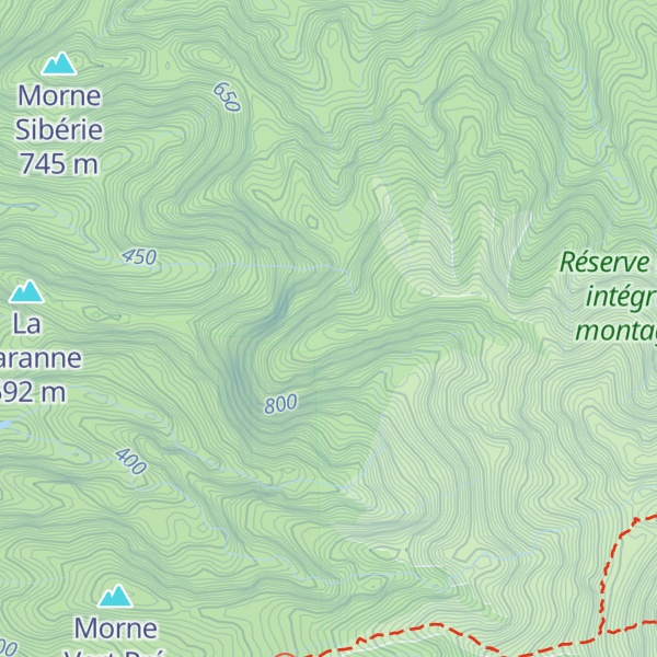 Map of Piton Marcel
