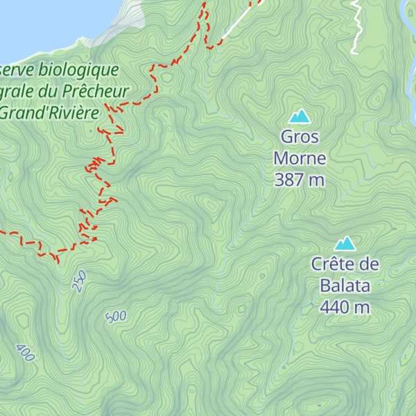 Map of Morne Mouton