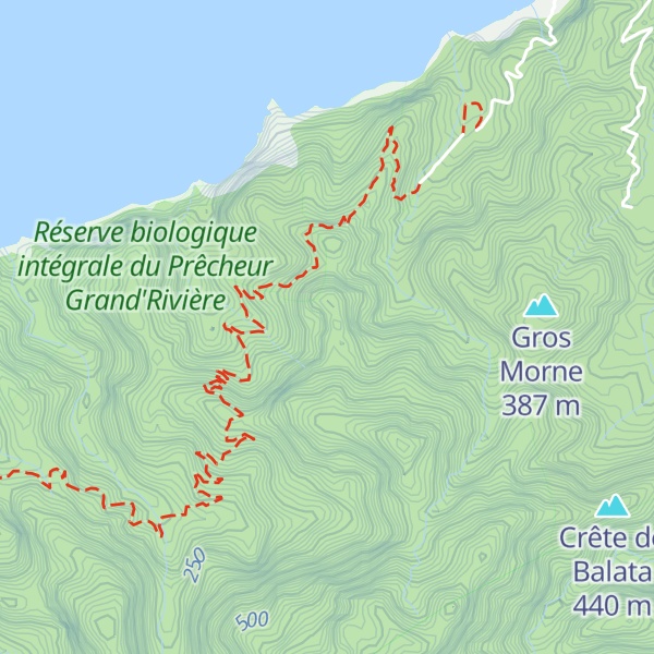Map of Morne Négoué