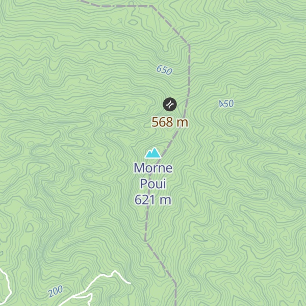 Map of Morne Poui