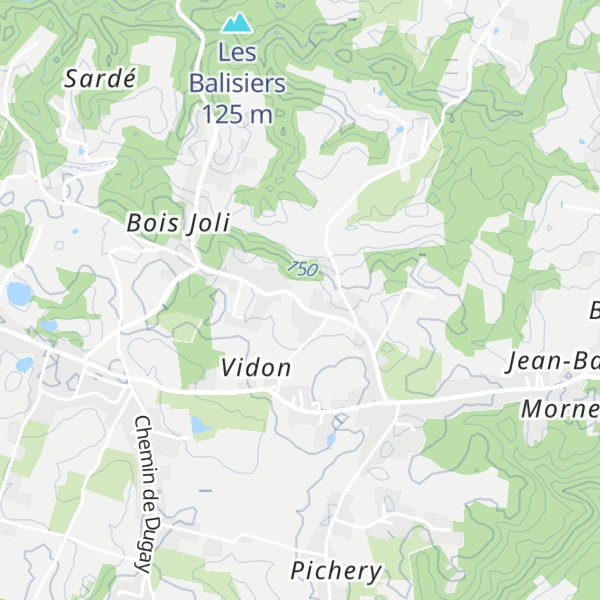 Map of Morne Sablière