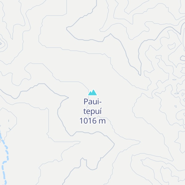 Map of Paui-tepuí