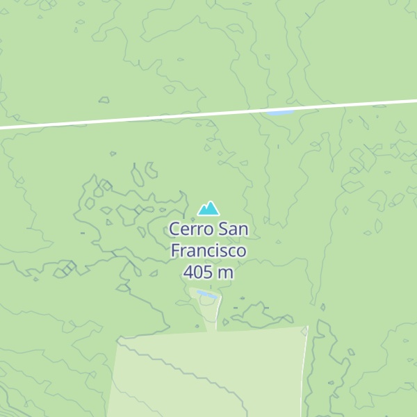 Map of Cerro San Francisco