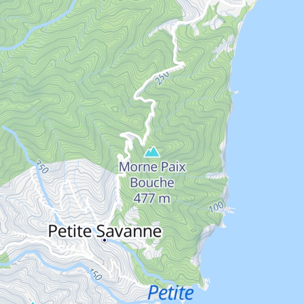 Map of Morne Paix Bouche