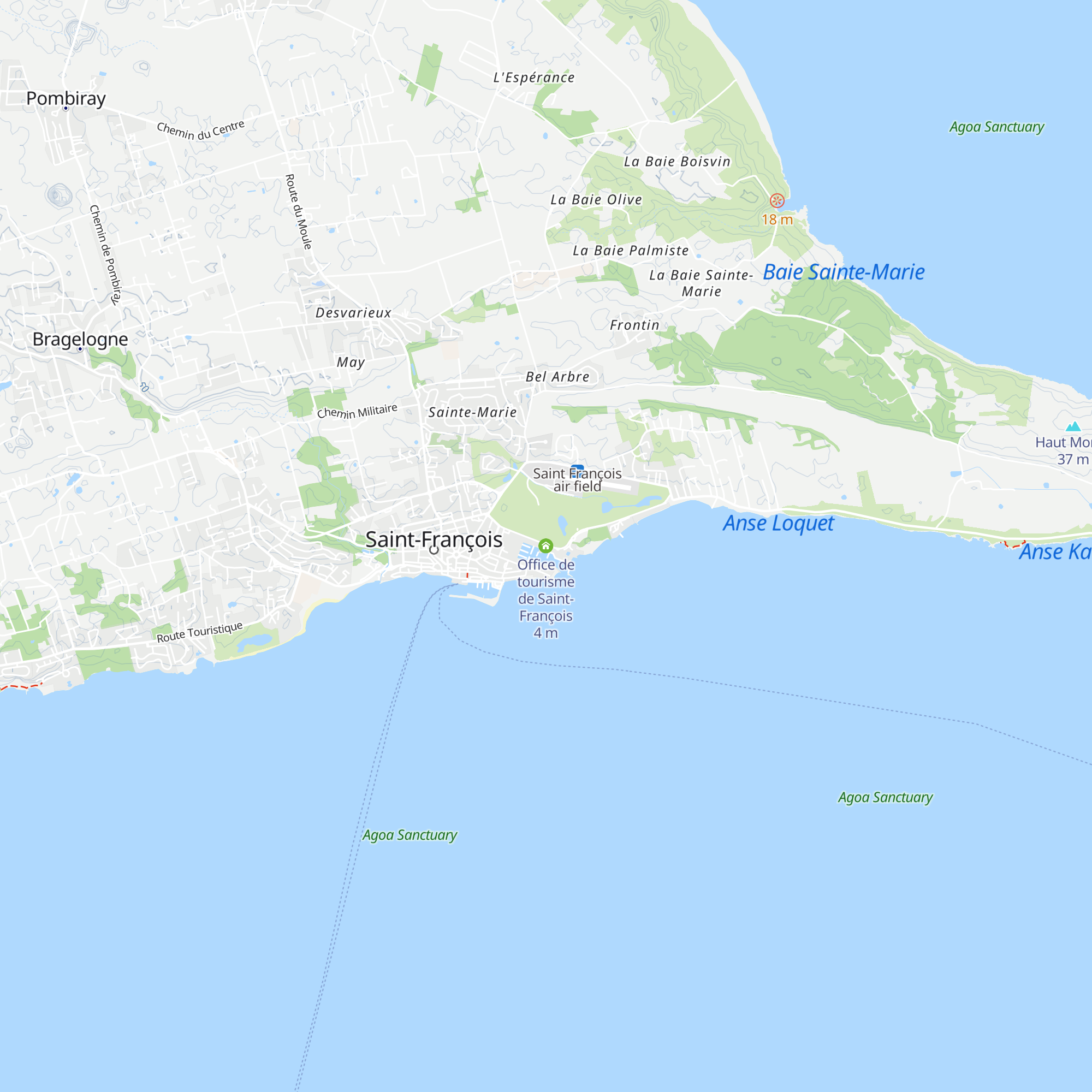 Office de tourisme de Saint-François map